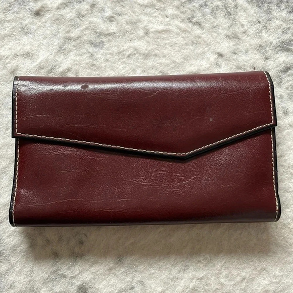 Vintage  Leather Wallet - Picture 1 of 12